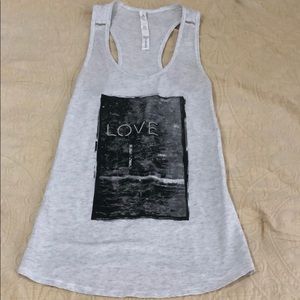 White lululemon athletica tank top